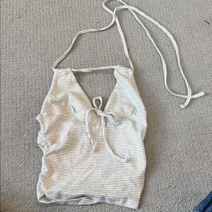 Striped Halter Top - Edikted